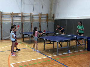 Trening namiznega tenisa za otroke z vodenjem trenerjev NTK Savinja
