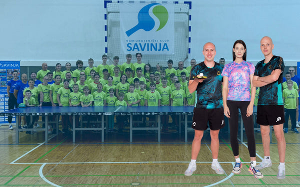 Trening namiznega tenisa v NTK Savinja v Savinjski dolini